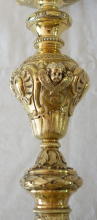 Antique solid silver gilt French Baroque Chalice